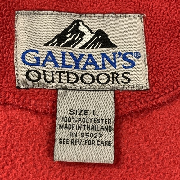 Galyan’s Outdoors Woman’s Large fleece jacket good condition very soft - Picture 7 of 8